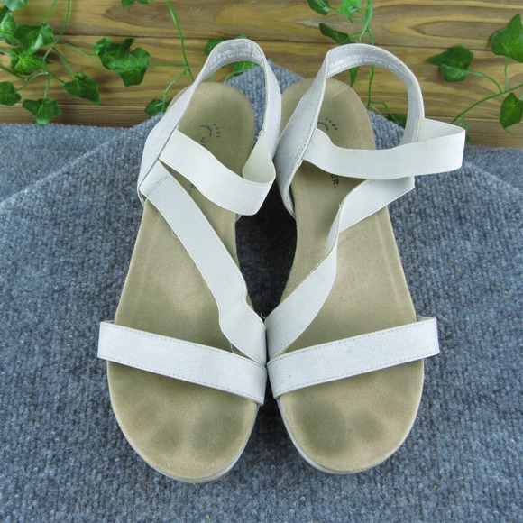 Wear. Ever. Gredda Women Strappy Sandal Shoes Gray Synthetic Size 7.5 Medium - Picture 3 of 9